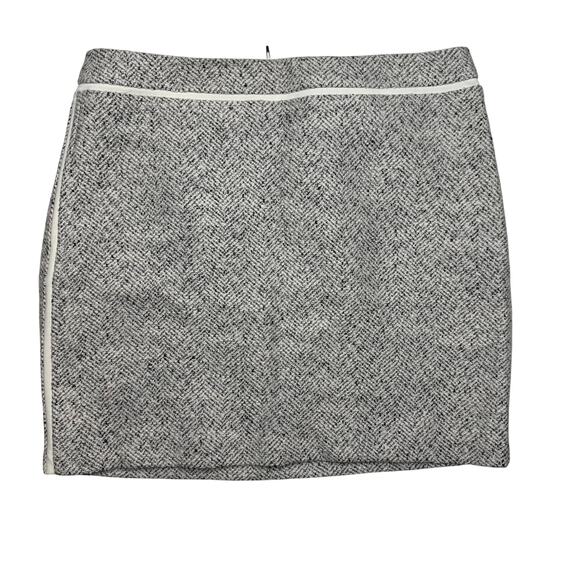 WHBM Tweed Herringbone Skirt - Picture 1 of 3